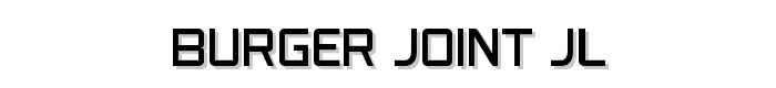 Burger Joint JL font